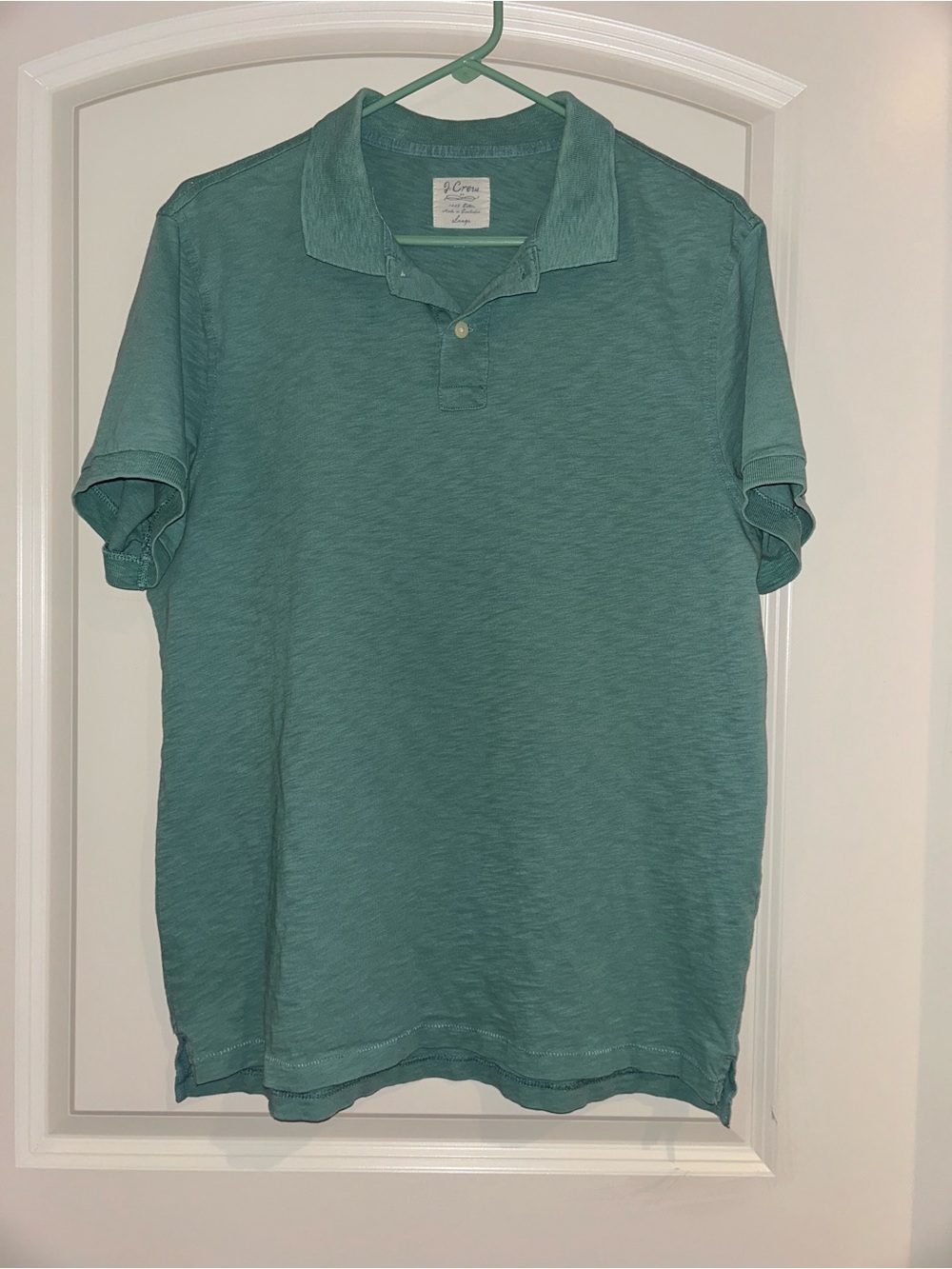 J. Crew Teal Short Sleeve Polo